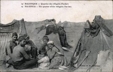 Iconographie - Salonique - Quartier des réfugués (Vardar)