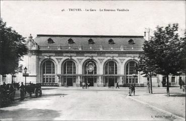 Iconographie - La gare - Le nouveau vestibule