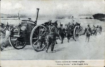 Iconographie - Cuisine roulante de l'armée anglaise