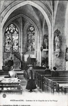 Iconographie - Intérieur de la chapelle de la Saint-Vierge