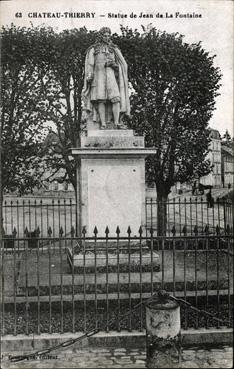 Iconographie - Statue de Jean de La Fontaine