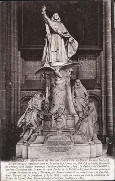 iconographie - Monument de Bossuet (oeuvre du sculpteur Dubois)