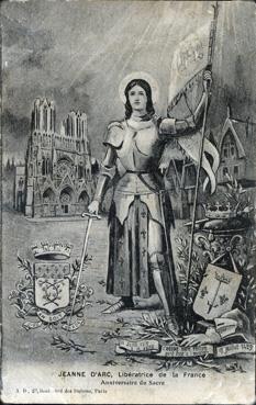 Iconographie - Jeanne d'Arc, libératrice de la France
