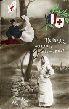 Iconographie - Honneur aux dames de la Croix rouge