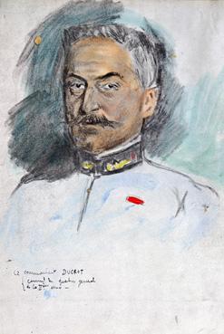 Iconographie - Le commandant Ducrot, commandant du quartier général