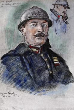 Iconographie - Commandant Touzard, officier de liaison de la IIe Armée