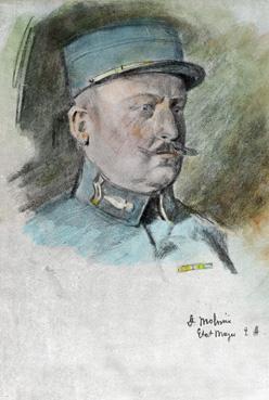 Iconographie - Le lieutenant D. Molinier, état-major 2 A