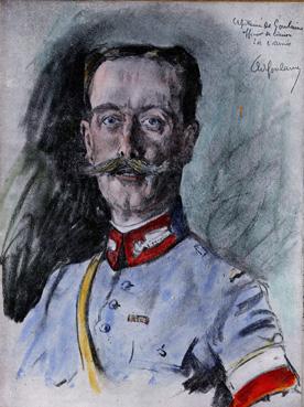 Iconographie - Le capitaine de Goulaine, officier de liaison