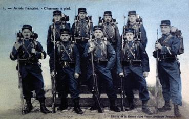 Iconographie - Armée française - Chasseurs à pied