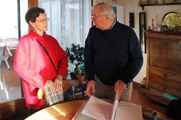 Iconographie - Rencontre avec avec Madame Françoise Cougnaud, fille du Poilu Ferdinand Jauffrit