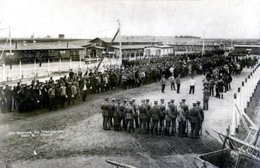 Iconographie - Camp de prisonniers de guerre de Dyrotz - L'appel