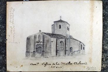 Iconographie - L'église du XIIe s. détruite Saint-Jacques