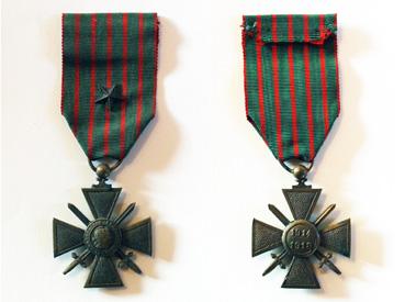 Iconographie - Croix de guerre de Ferdinand Jauffrit