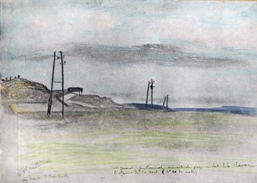 Iconographie - Le fort de la Chaume le 20 août 1917