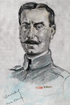 Iconographie - Le capitaine de Miribel, officier de liaison III B 2e Armée
