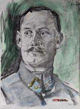 Iconographie - Le commandant Le Ricques, génie, service routier 2e Armée