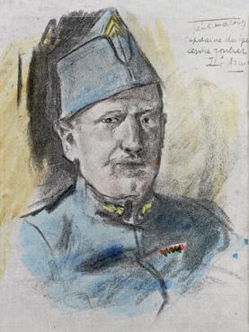 Iconographie - Le capitaine Paul Martin, service routier 2e Armée