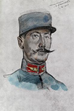 Iconographie - Le commandant Maresaud, 1er bureau, 2e Armée