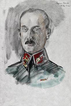 Iconographie - Le capitaine Carmel, 1er bureau, 2e Armée