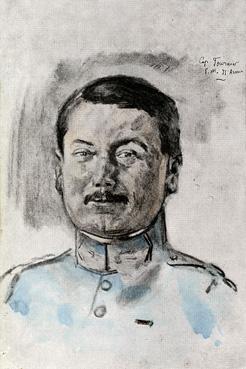 Iconographie - Le capitaine Fournier, 1er bureau, 2e Armée
