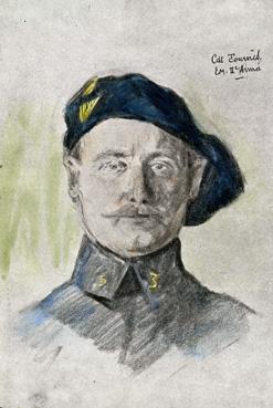Iconographie - Le commandant Tournis, officier de liaison 3 B 2e Armée