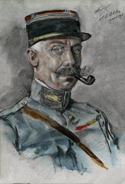 Iconographie - Le commandant Alavoine, commandant le QG 2e Armée