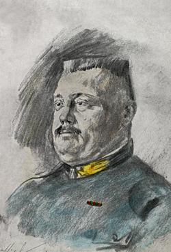 Iconographie - L'officier d'administration Michel, bureau du personnel 2e Armée