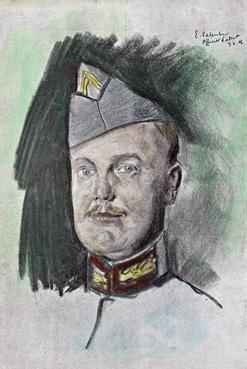 Iconographie - L'officier d'administration E. Valentin