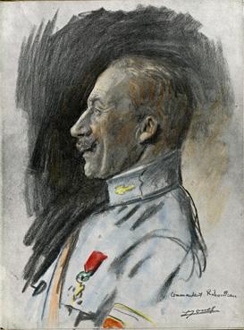 Iconographie - Le commandant Riboulleau, chef du 3e bataillon de la Xe armée