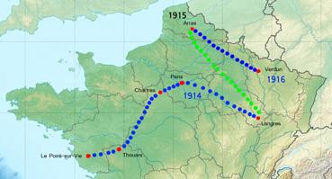 Iconographie - Le parcours d'Armand Friconneau, mort pour la France