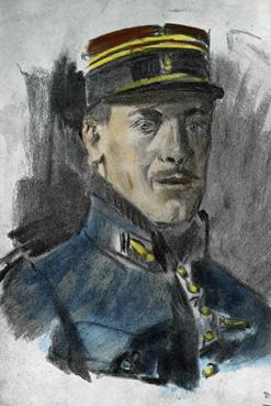 Iconographie - Le lieutenat Bonnet pilote escadrille 20