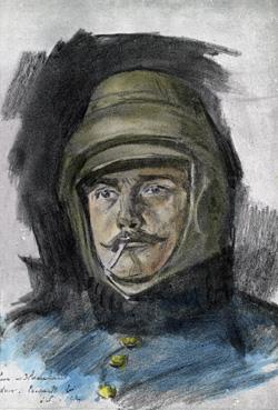 Iconographie - Le lieutenant Blanchard observateur escadrille 20