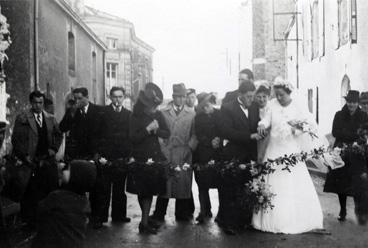 Iconographie - Mariage d'Yvonne Bertrand et d'Eugène Blanchet