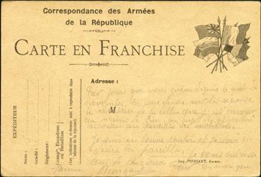 Iconographie - Carte en franchise