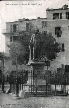 Iconographie - Statue du général Paoli