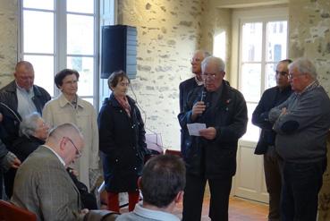 Iconographie - André Potéreau, président de l'UNC, discourant