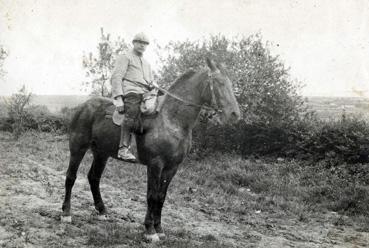 Iconographie - Chasseur alpin à cheval en Alsace