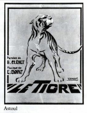 Iconographie - Le Tigre, d'André Astoul (1886-1950)
