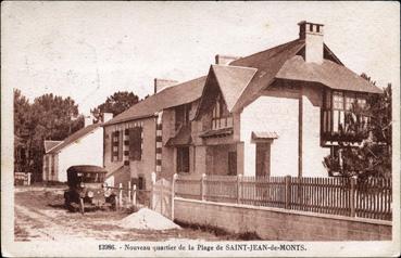 Iconographie - Nouveau quartier de la plage de Saint-Jean-de-Monts