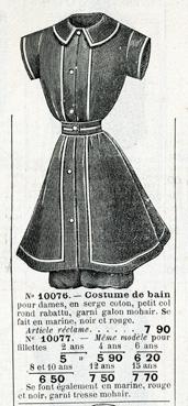 Iconographie - Costume de bain