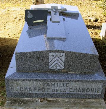 Iconographie - Tombe de la famille Chappot de la Chanonie