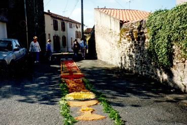 Iconographie - Fête-Dieu - Chemin de fleurs