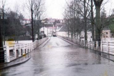 Iconographie - La Sèvre en crue sur le pont