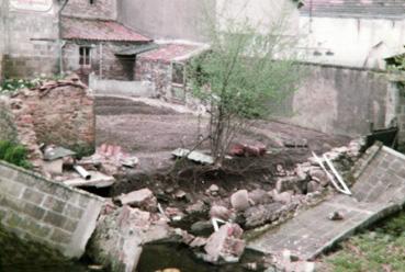 Iconographie - Dégats des eaux de la Sèvre en crue