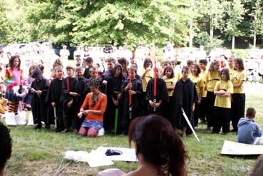 Iconographie - Kermesse - Enfants costumés posant