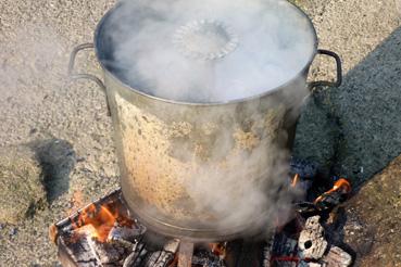 Iconographie - Marché du terroir et de l'artisanat d'art - Bouilliture du linge