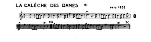 Partition - Calèche des Dames (La)