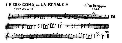 Partition - Royale (la) ou le Dix cors