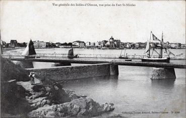 Iconographie - Vue générale des Sables, prise du fort Saint-Nicolas