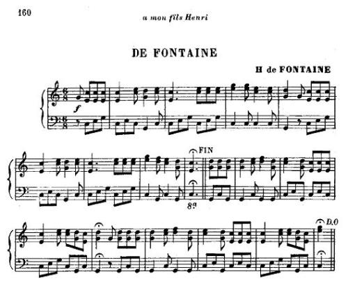 Partition - Fontaines (de)